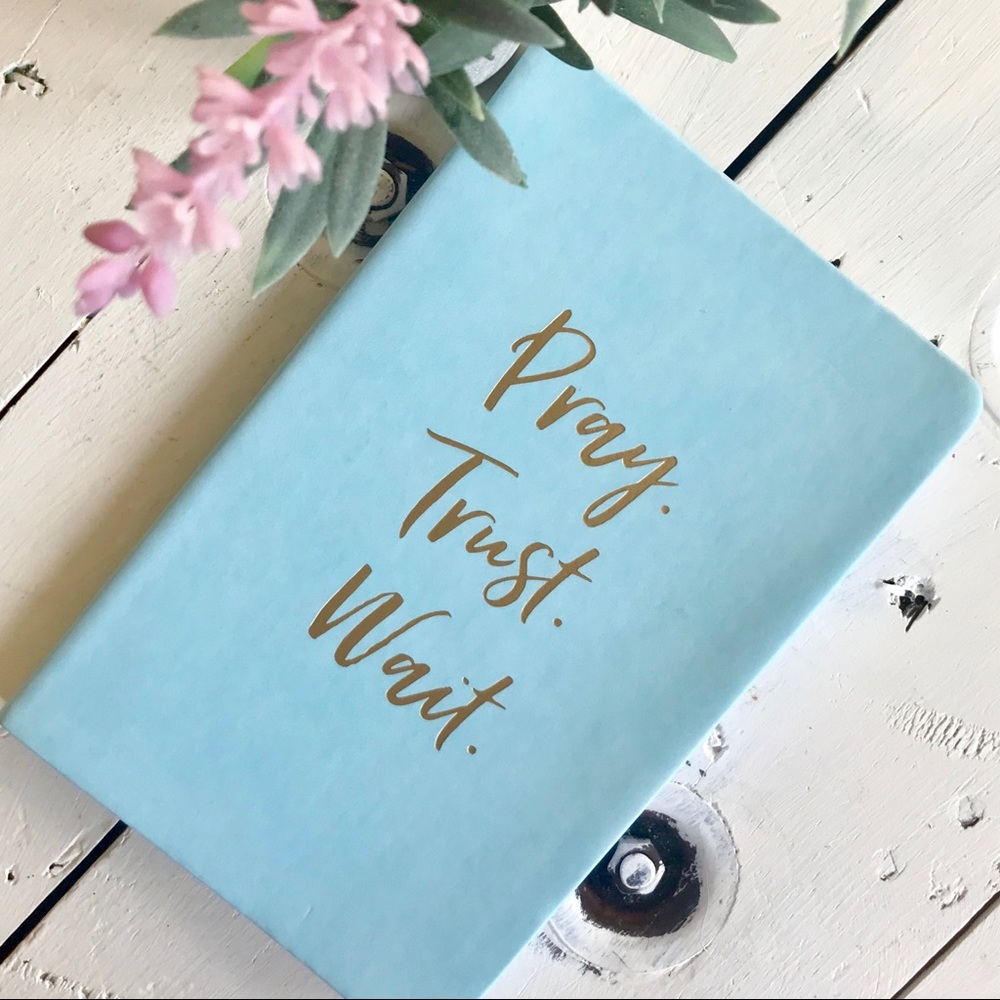 Eccolo Inspirational Journal Pray Trust Wait